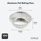 100-Pack Disposable Aluminum Round Foil Pie Pans for Baking